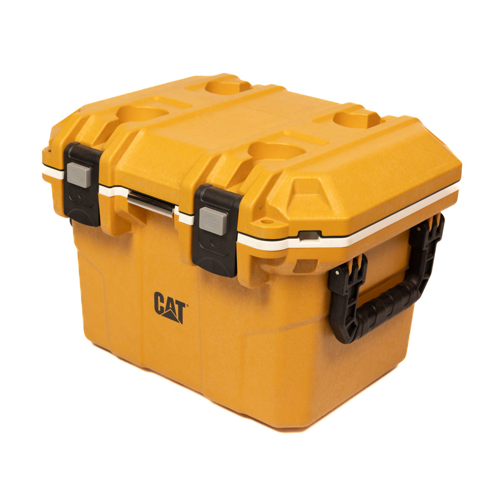 CONSERVADORA CAT 30L + LINTERNA COAST EAL25 Y VASO TÉRMICO CAT 1 L