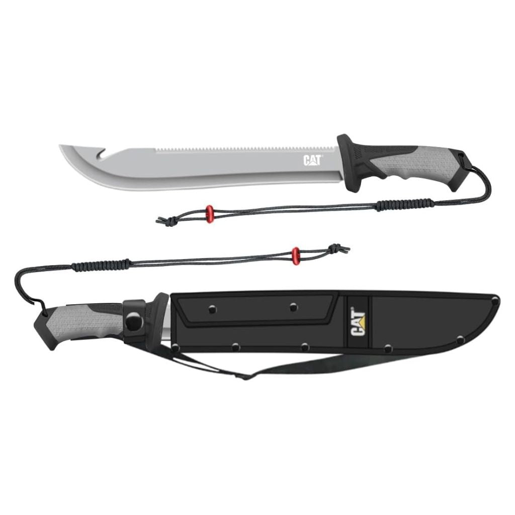 MACHETE CAT CON FUNDA 19" HOJA INOX