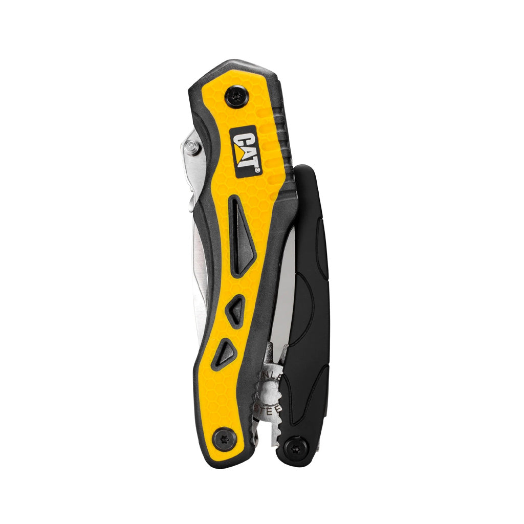 KIT DE MULTIHERRAMIENTAS CAT 10 EN 1 + NAVAJA + LLAVERO