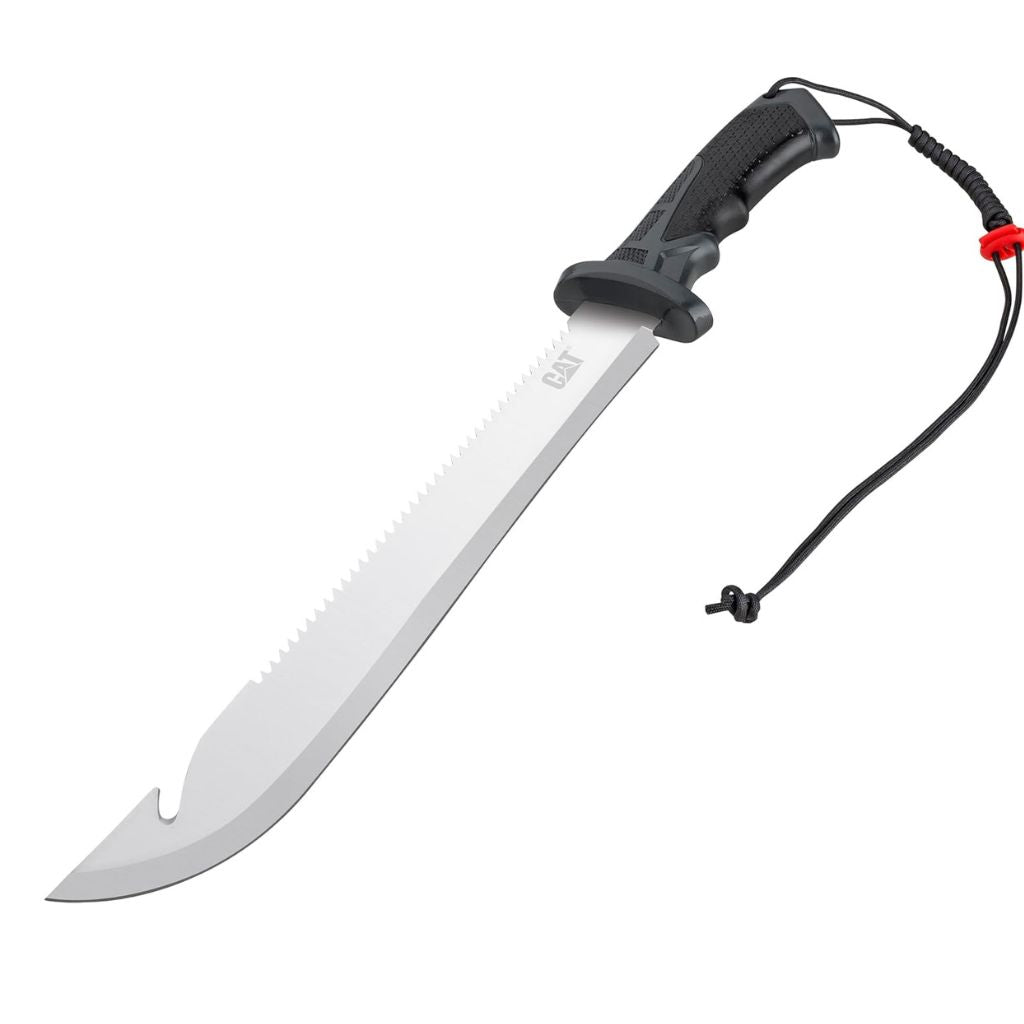 MACHETE CAT CON FUNDA 19" HOJA INOX