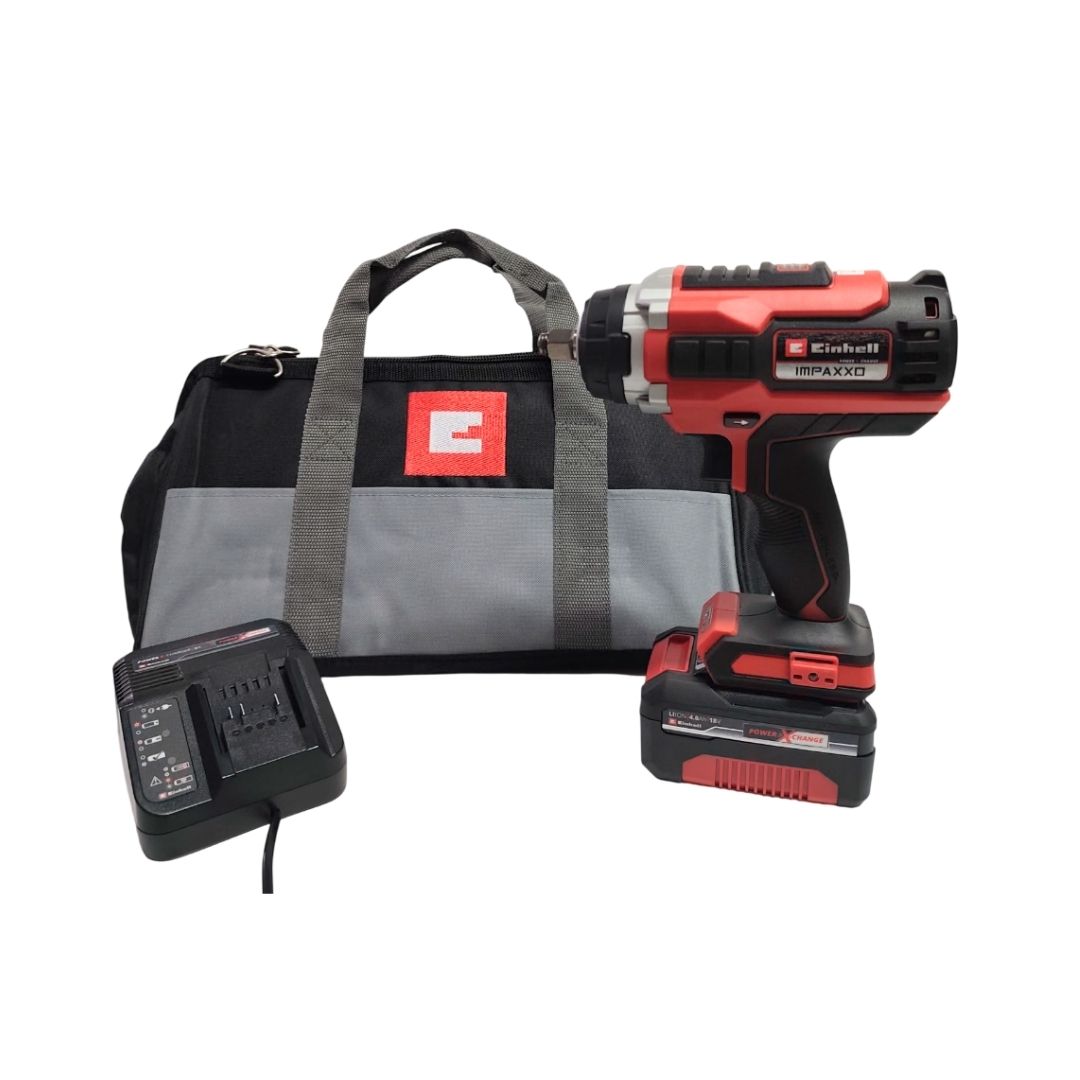 PISTOLA DE IMPACTO EINHELL IMPAXXO 18/400 + KIT CARGADOR + BOLSO