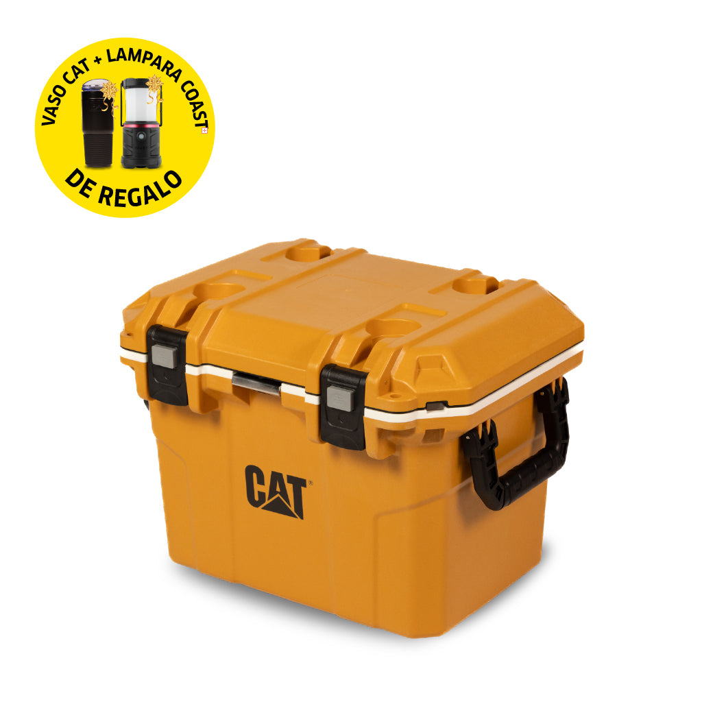 CONSERVADORA CAT 50L + LINTENA COAST EAL25 Y VASO TÉRMICO CAT 1L
