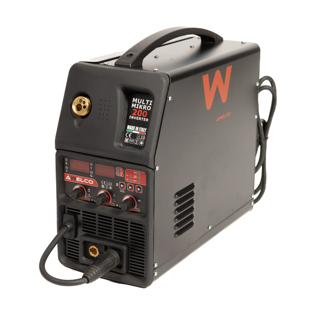 SOLDADOR INVERTER AWELCO MMA/MIG/TIG MULTI MIKRO 200