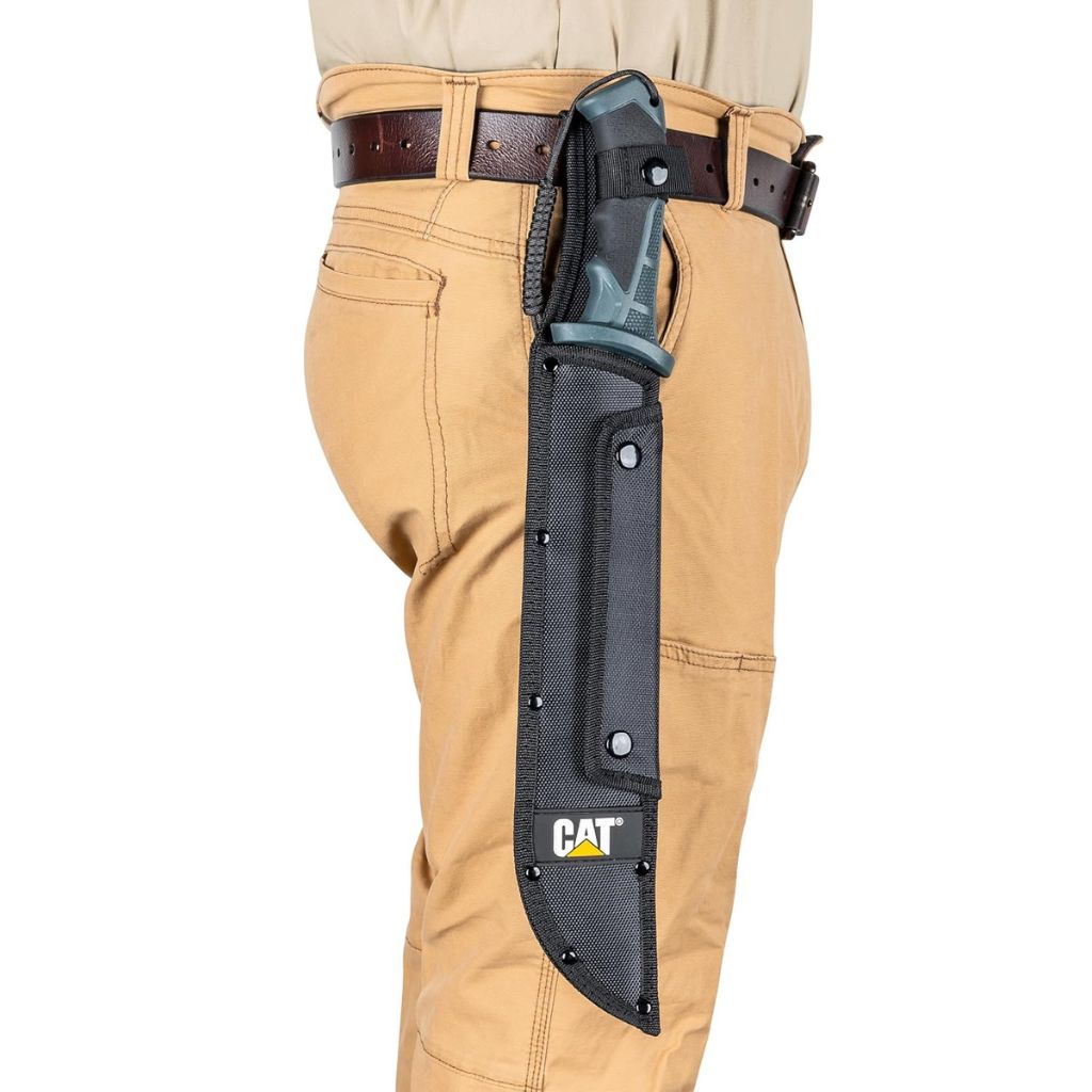 MACHETE CAT CON FUNDA 19" HOJA INOX