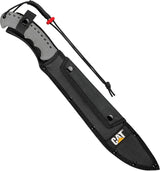 MACHETE CAT CON FUNDA 21" HOJA INOX