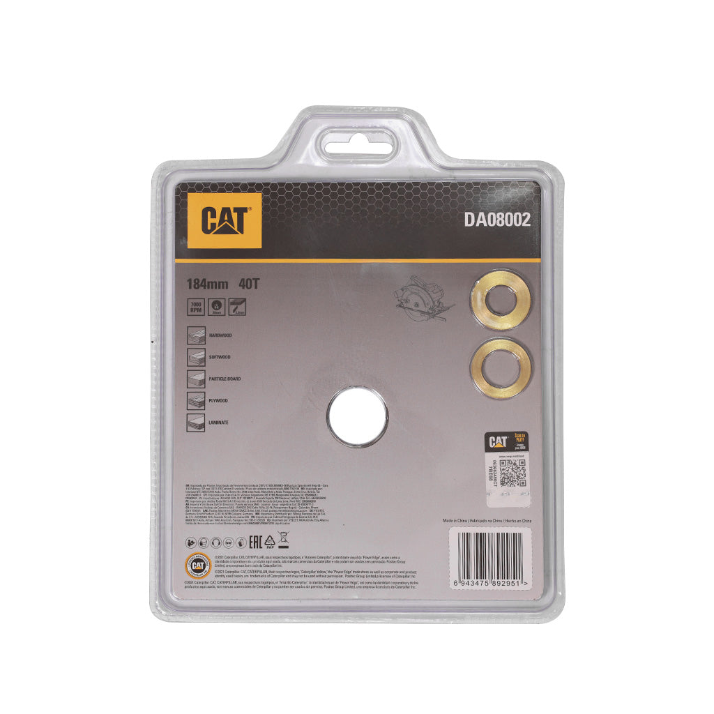 DISCO SIERRA CAT TCT 7 1/4"X 30MM 40 DIENTES
