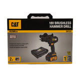 KIT TALADRO ATORNILLADOR A BATERÍA CAT DX13 CON DOS BATERÍAS + CARGADOR + MALETÍN