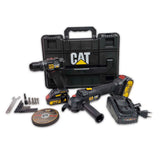 KIT TALADRO IMPACTO CAT DXK203 18V BRUSHLESS + AMOLADORA ANGULAR