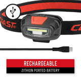 LINTERNA P/ CABEZA COAST FL13R - 270 LM - 20 MTS