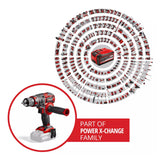 TALADRO PERCUTOR EINHELL TE-CD 18/80 S/ BATERÍA