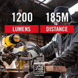 LINTERNA P/ CABEZA COAST XPH30R - 1200 LM - 185 MTS